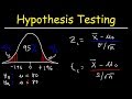 Hypothesis Testing Problems - Z Test & T Statistics - One & Two Tailed Tests   2