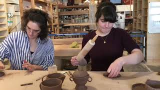 Making a Pinch Pot Tea Set