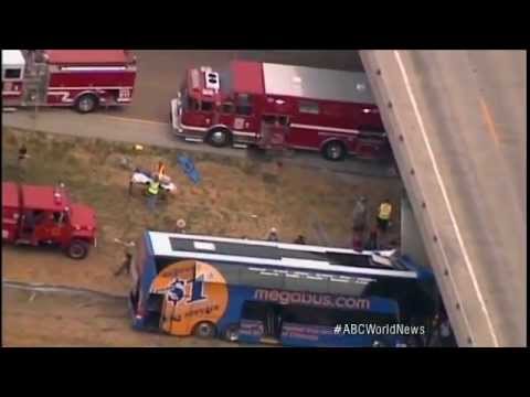 1 killed, 2 hurt in crash on freeway overpass - Worldnews.