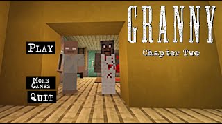 GRANNY CHAPTER 2 MINECRAFT GAMEPLAY