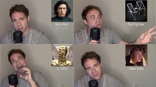 Star Wars Impressions! (Vader, Solo, Finn, Kylo Ren)