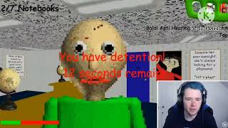 Dantdm Being Sent To Detention In The Original Baldis Basics Compilation. Credit