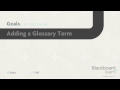 How to Add a Glossary Term