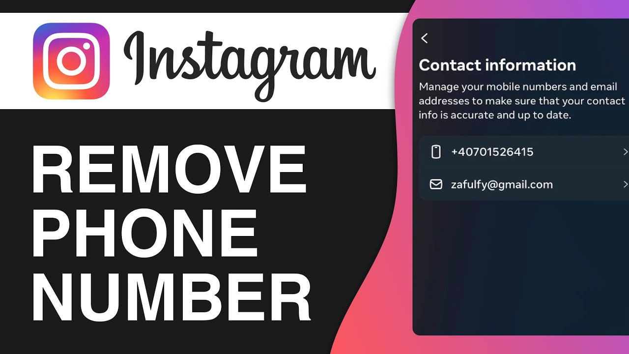 How To Remove Phone Number From Instagram Account – Easy How To Remove Phone Number From Instagram Account – Easy