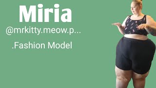 Miria Biography, Wiki, Plussize Curvy Model, Fashion Model, Lifestyle, Facts
