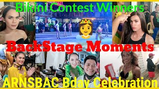 Arnsbac Birthday Special Backstage Moments. Bikini Contest Winners