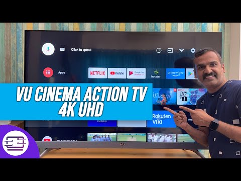 Vu Cinema TV 4K UHD (65) Action Series with 100W JBL Speakers A Premium 4K TV