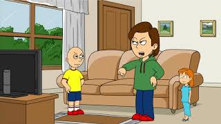Caillou Breaks The Tv And Gets Groundedfirst Goanimate Video