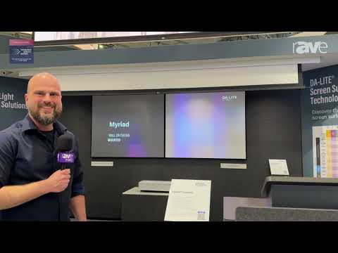 ISE 2025: Da-Lite Intros Myriad Reveal and Conceal Projection Screens With Ambient Light Rejection