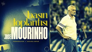 Teknik Direktörümüz Jose Mourinhonun Maç Sonu Basın Toplantısı Fenerbahçe 3-1 Kocaelispor