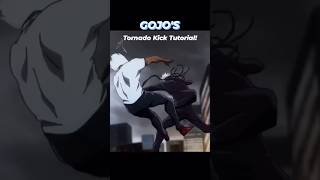 Gojos Tornado Kick Tutorial Jujutsu Kaisen