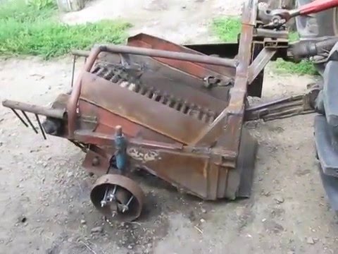 Копалка самодельная однорядная Копалка самодельная однорядная