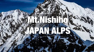 Spectacular Aerial View Of The Snowy Nishiho Japan Alps With Drone Footage