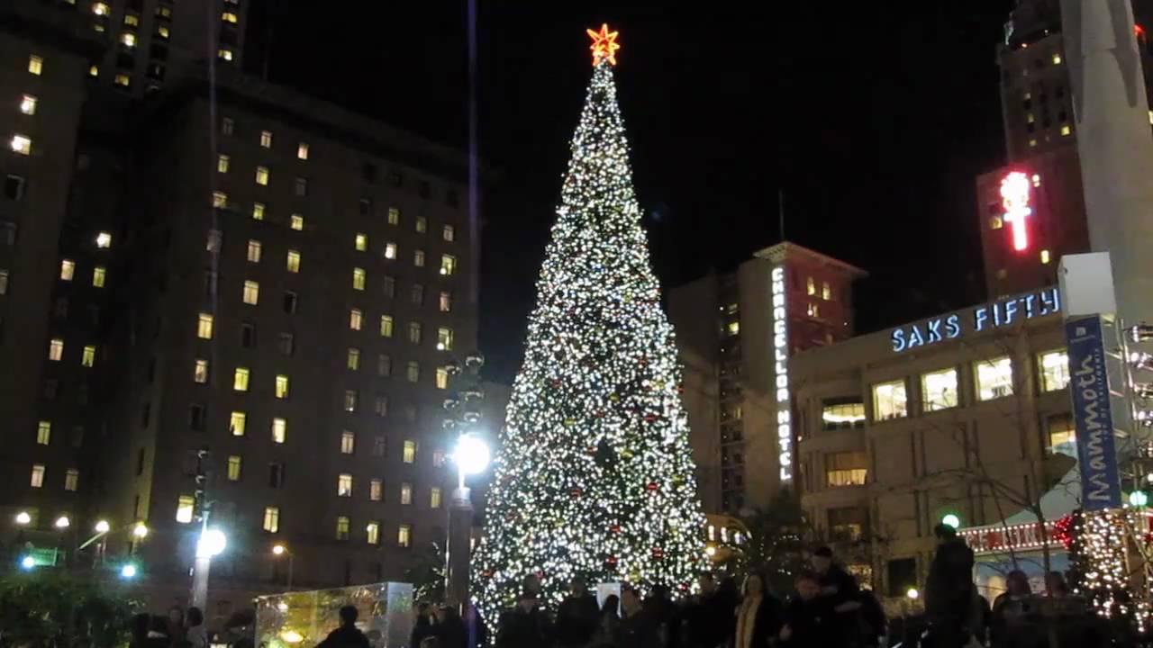 christmas tree union square san francisco california 2010 christmas tree union square san francisco california 2010
