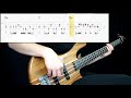 Red Hot Chili Peppers - Scar Tissue (Bass Cover) (Play Along Tabs In Video)