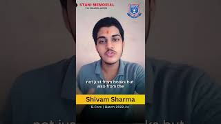 Student Experience At Smpgc Shivam Sharma B-Com. Pg College Stani Memorial