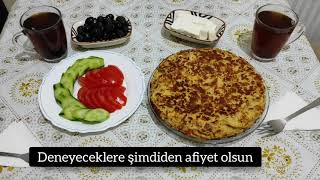 Sahura Harika Bir Börek Bayat Pideden Şahane Bir Tava Böreği
