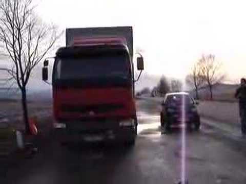 Smart Car vs. Large Truck Smart Car vs. Large Truck