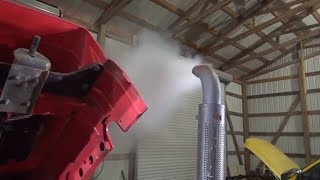 Mahindra 8560 part 9 white smoke fix adjust injector pump