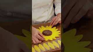 The Making Of Our Sunflower Mango Cake