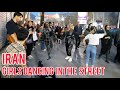 Iranian girls dance on the sidewalk|happiness in the Iranian New Year|رقص و شادی در ایران