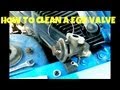 how to clean an egr valve