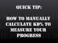 PROJECT BLACKOUT TIPS: QUICK TIP! How to manually calculate Kill/Death ratio to measure progress!