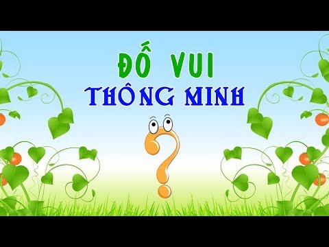 Những Câu Đố Hại Não - Đố vui thông minh hài hước