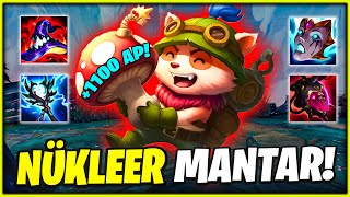 100.000 Hasar 1000 Ap Nükleer Mantar Teemo