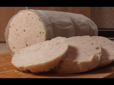 Диетическая домашняя КУРИНАЯ КОЛБАСА