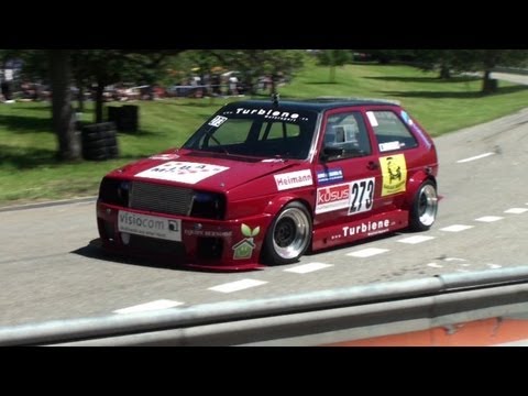 The best VW at Hillclimb Reitnau nice Sounds of Golf GTI MK1 Scirocco Polo