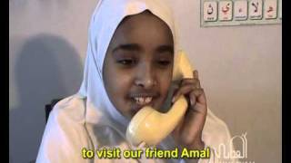 Phone conversation between two students in Arabic