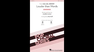 Louder Than Words From Tick, Tick... Boom Ssa Choir - Arranged By Mac Huff
