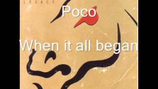 Watch Poco When It All Began video