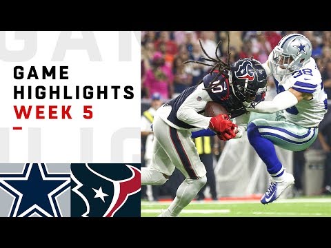 Cowboys vs. Texans Week 5 Highlights | NFL 2018