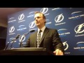 Lightning coach Jon Cooper after loss to Panthers