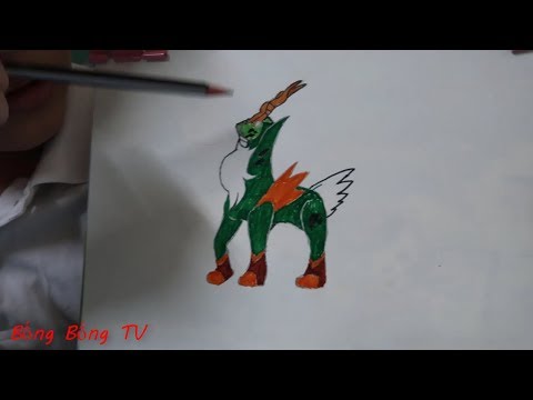 Bống Bống TV,Bé Bống vẽ và tô màu Pokemon Cobalon