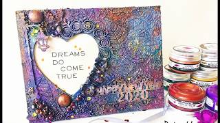 Mixed Media Wooden Photo Frame For Beginners | Altered art | Ruchi's Crafeteria