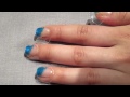 Enchanted Blue Prom Nail Tutorial