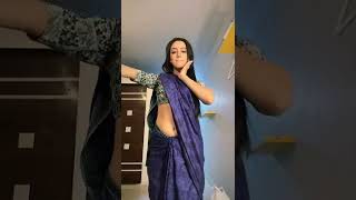 Sargun Kaur Luthra Navel Piercing In Saree 1