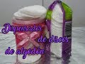 Dispensador de aros de algodón demaquillante