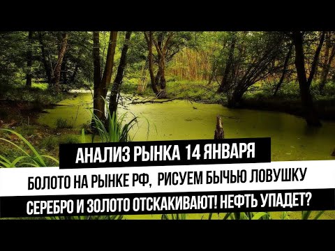 Анализ рынка 14 января. Металлы отскакивают! Что с нефтью и газом? Рынок РФ в болоте сегодня