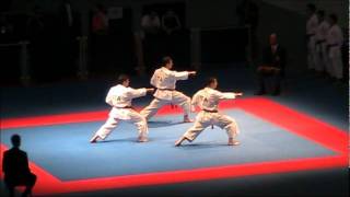 Kata + Bunkai GANKAKU by ITALY - FINAL 46th EKF European Karate Championships