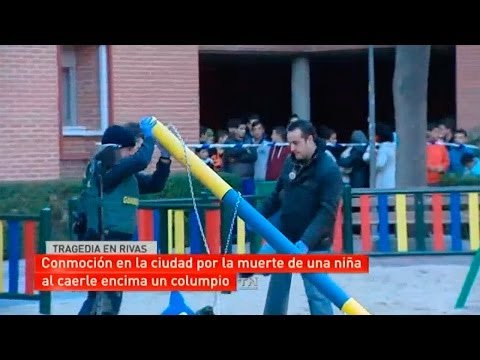 Tragedia en Rivas Vaciamadrid: una niña fallece al caerle un columpio encima