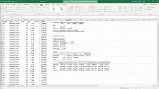 Excel: Multiple Linear Regression Example