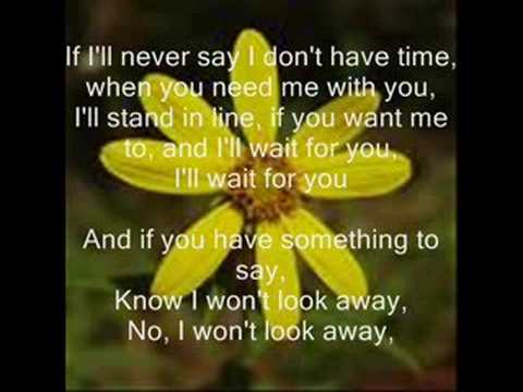 I'll Wait For You Video