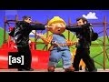 Youtube Thumbnail Bob the Union Scab | Robot Chicken | Adult Swim