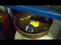 Neat oil filter crusher