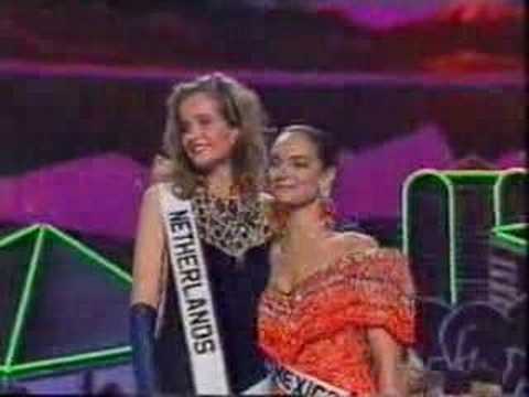 Coronaci n de Miss Universe 1991 Lupita Jones
