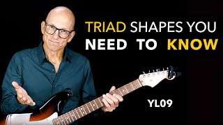 Triad Shapes You Need To Know - Minor, Major & Diminished - Lesson YL09